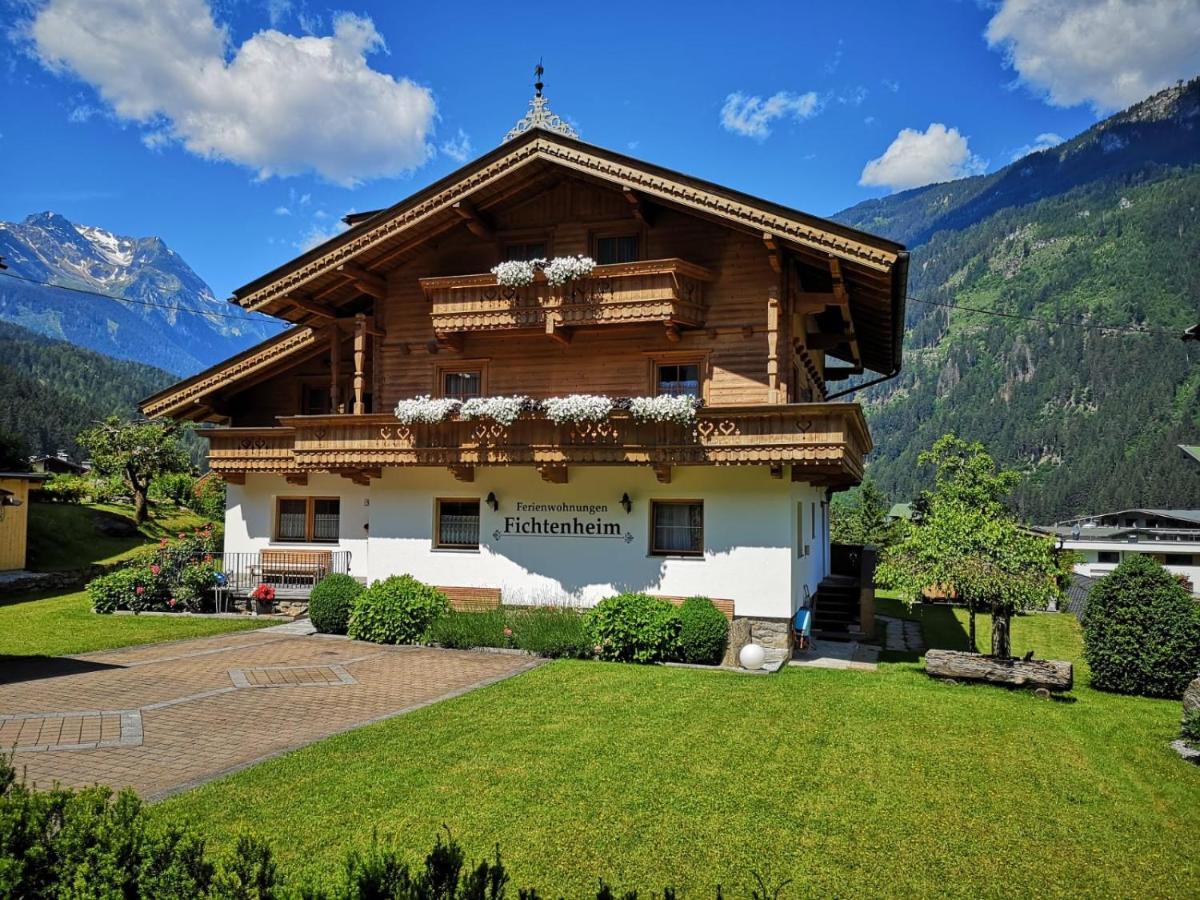 Ferienwohnungen Fichtenheim Mayrhofen Exteriér fotografie
